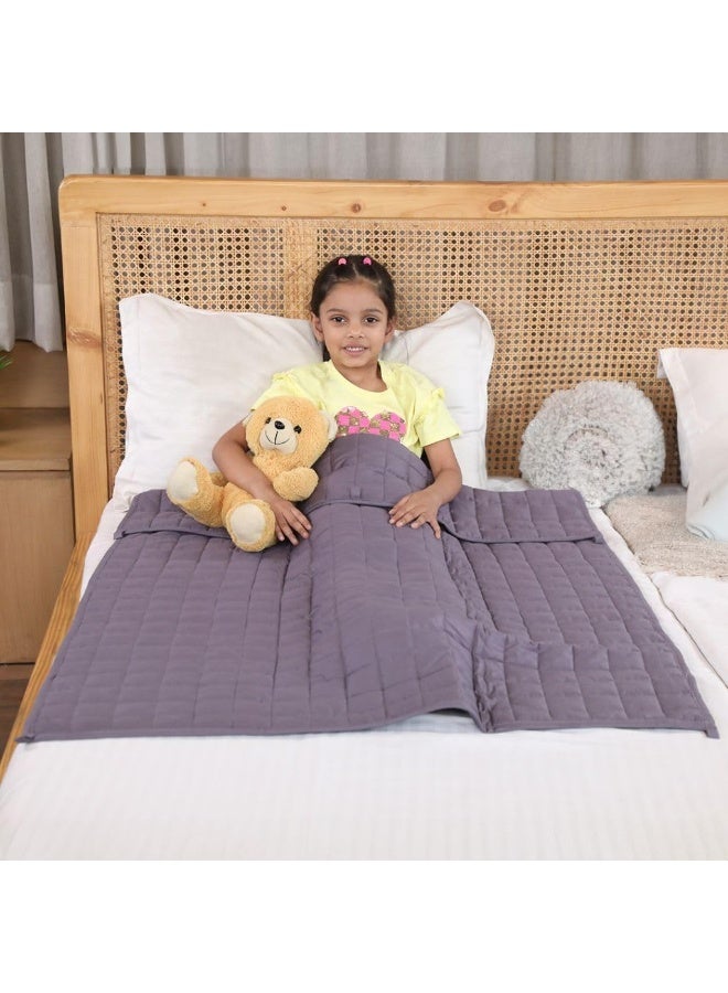 abley's Weighted Blanket, Soft and Breathable, Cooling Blanket for Sleeping, Grey (36 inch x 48 inch) (5 lbs) - Image 2